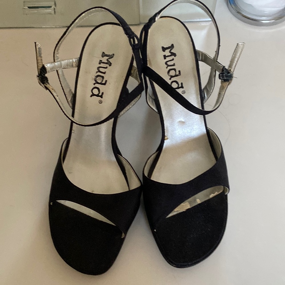 Open toed 3 inch heels